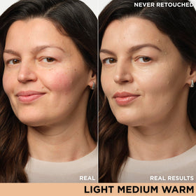 IT Cosmetics CC+ cream texture close-up highlighting smooth blendability and hydration