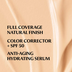 IT Cosmetics CC+ creamy texture swirl highlighting hydrating, blendable finish