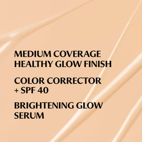 IT Cosmetics texture swatches of Nude Glow showing lightweight dewy finish