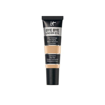 IT Cosmetics front packaging showing Medium Nude shade and waterproof benefit