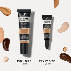 IT Cosmetics lifestyle morning routine on vanity showing quick brightening benefit