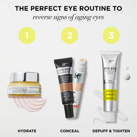 IT Cosmetics morning routine lifestyle scene showing daytime use and refreshed look benefit