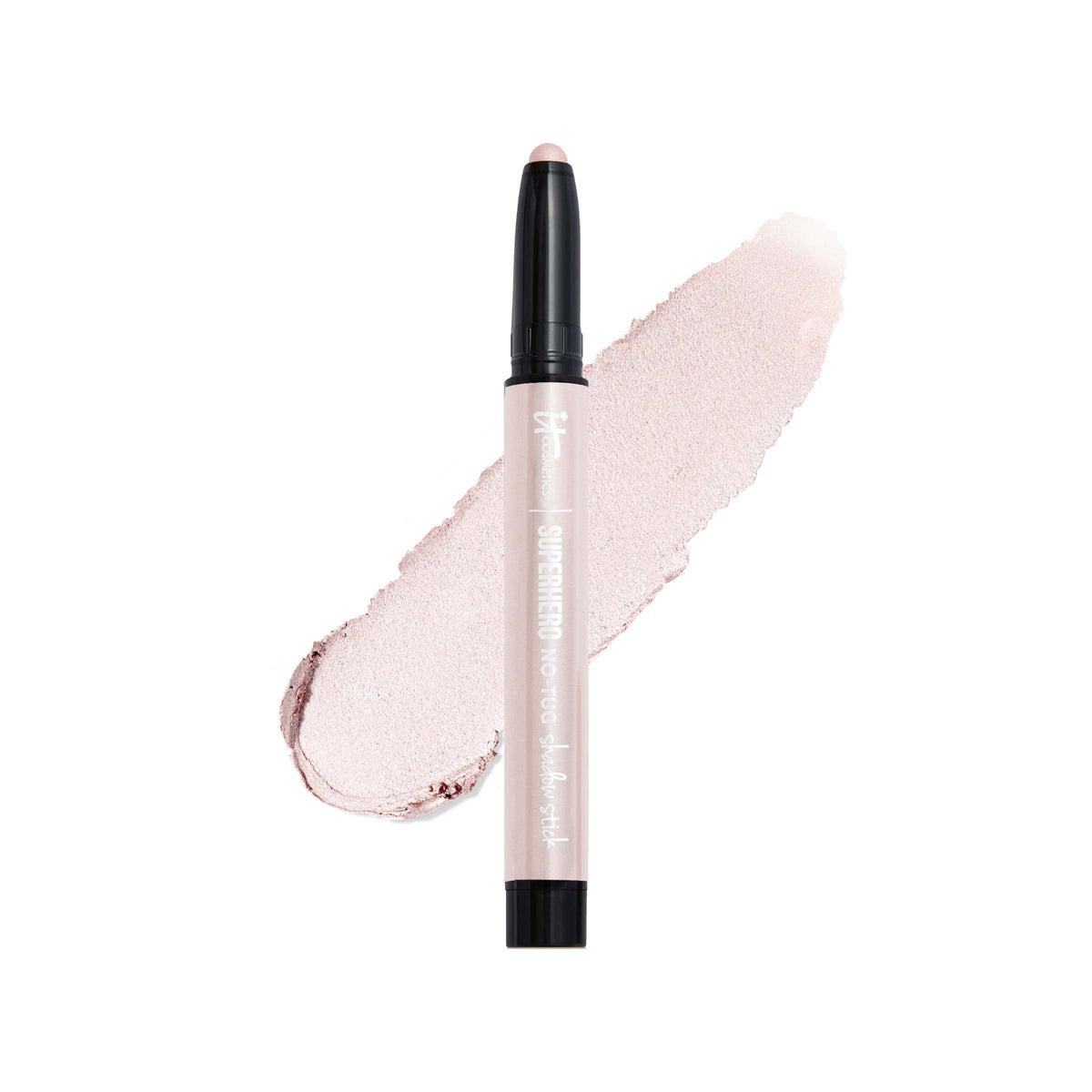 IT Cosmetics Passionate Pearl front packaging shows compact stick for travel