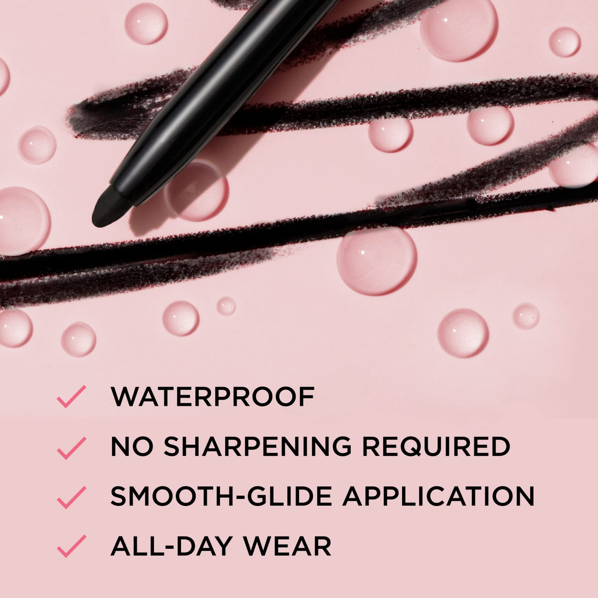 IT Cosmetics eyeliner tip close-up revealing smooth retractable point for precise application