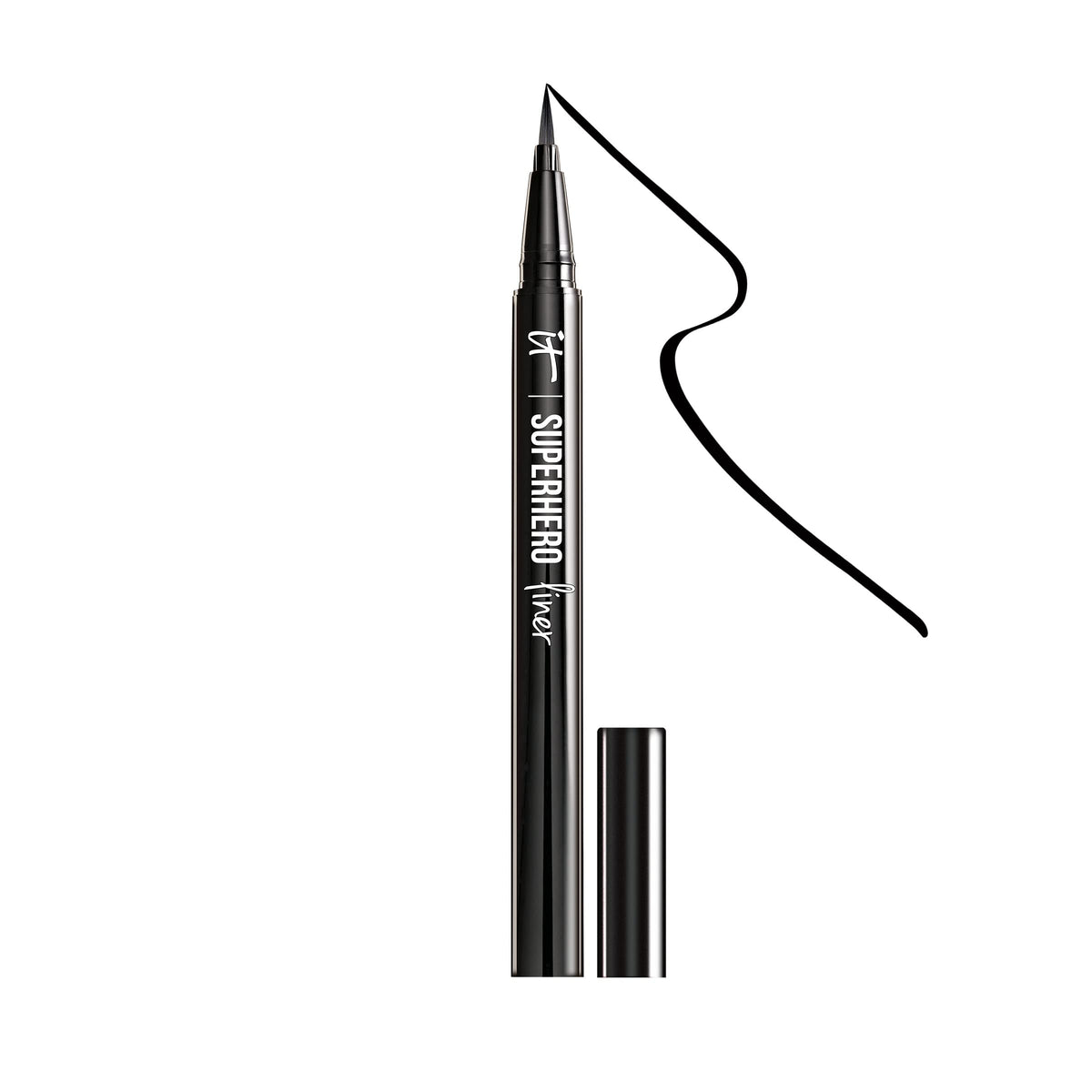 IT Cosmetics Superhero eyeliner front packaging showing compact pen and bold branding for long-lasting wear