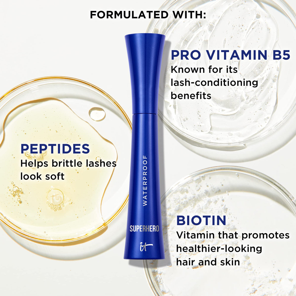 IT Cosmetics open cap detail showing wand base and hygienic applicator design