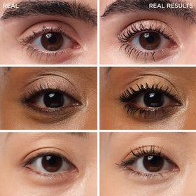 IT Cosmetics mascara texture swipe showing smooth, buildable resin formula