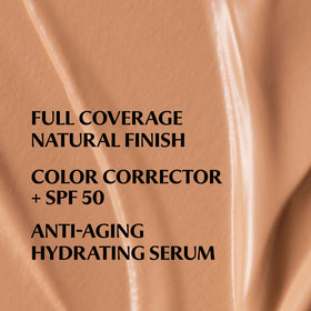 IT Cosmetics swatches on forearm showing Tan coverage and blendability
