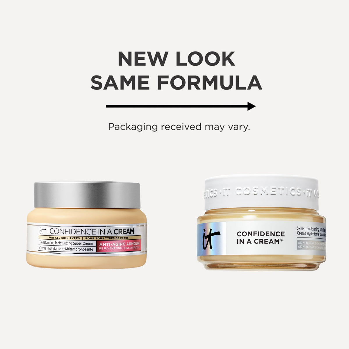 IT Cosmetics texture close-up highlighting creamy consistency and moisturizing benefit