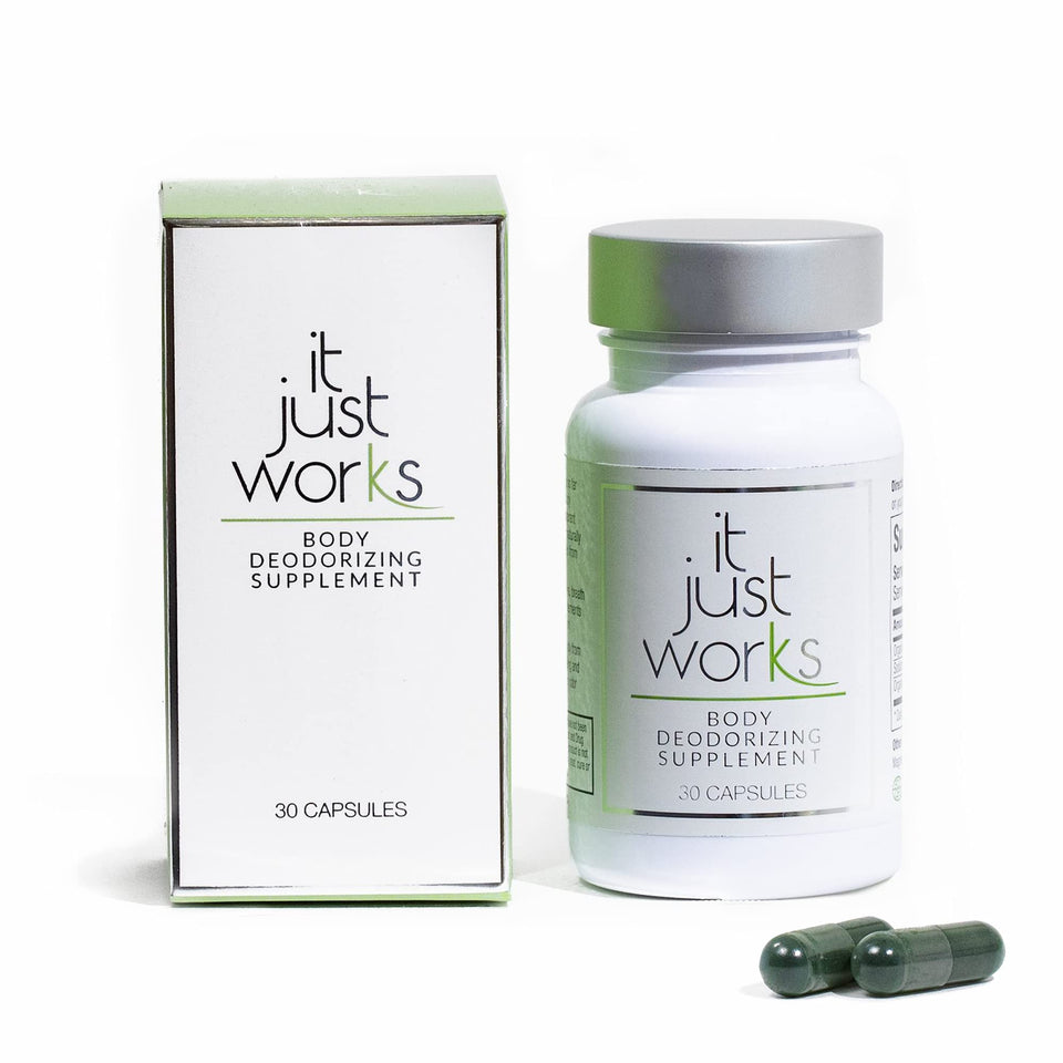 It Just Works front packaging showing bottle and label for clear product identification and benefit