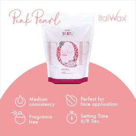 Italwax close-up of semi-creamy bead texture highlighting smooth application control