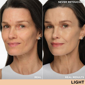 IT Cosmetics CC+ pump dispensing cream texture, demonstrating smooth hydration