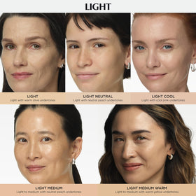 IT Cosmetics before and after skin comparison showing improved brightness and evening