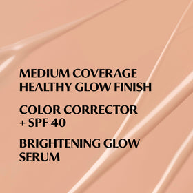 IT Cosmetics creamy texture swipe highlighting blendable tint and luminous finish