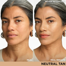 IT Cosmetics cream texture swirled to show hydrating, light-reflecting finish