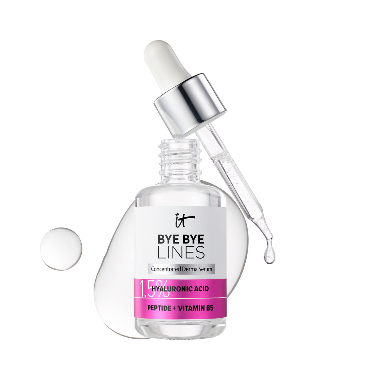 IT Cosmetics front bottle showing clean design and one-ounce size benefit