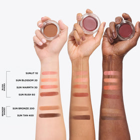 IT Cosmetics Sunlit paired with Heavenly Luxe brush for precise, seamless blending
