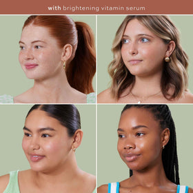 ITK swatch comparison showing before and after tone improvement, illustrates results