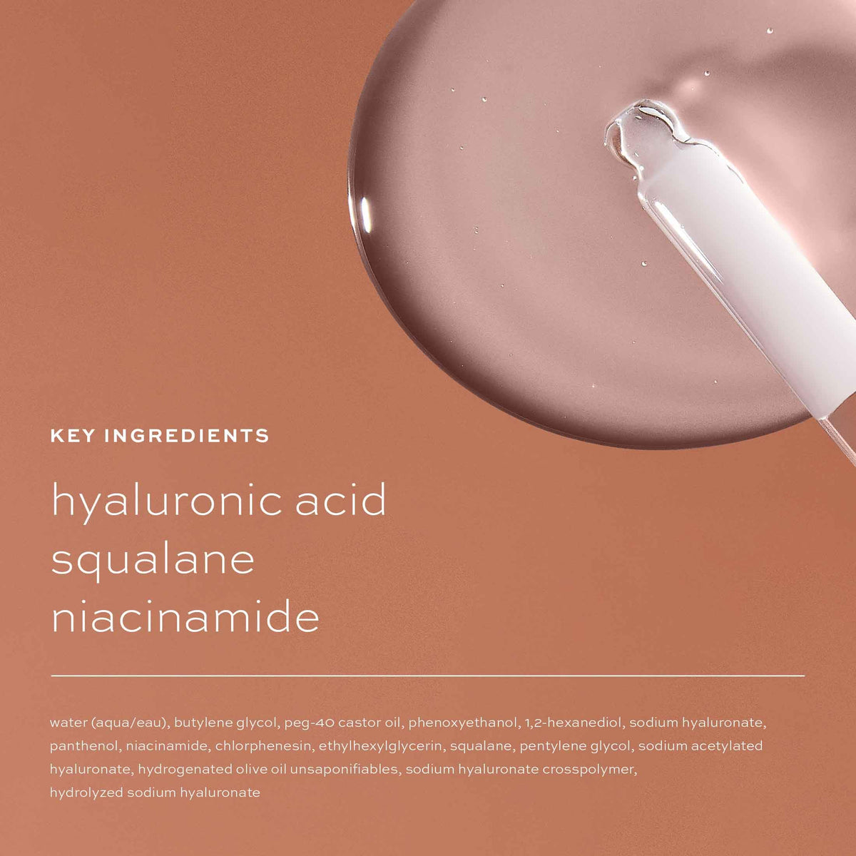 ITK serum ingredient list label close-up showing key actives for informed shoppers