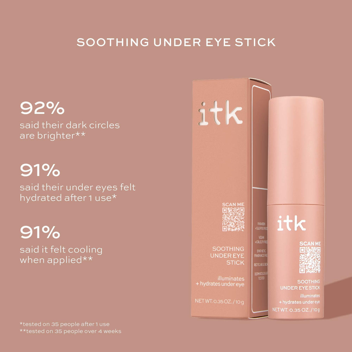 ITK close-up of balm texture showing smooth glide and hydrating finish