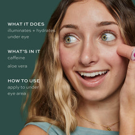 ITK twist-up detail of under eye stick for precise, mess-free application
