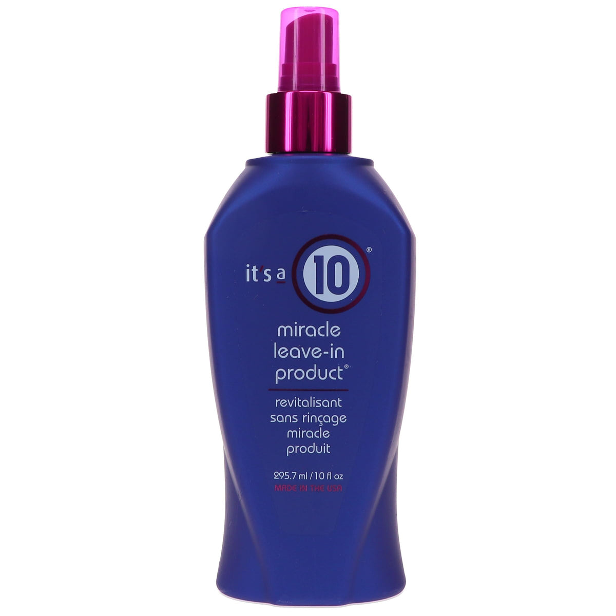 It's a 10 before and after split end view showing reduced breakage benefit
