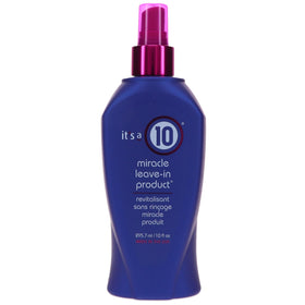It's a 10 before and after split end view showing reduced breakage benefit