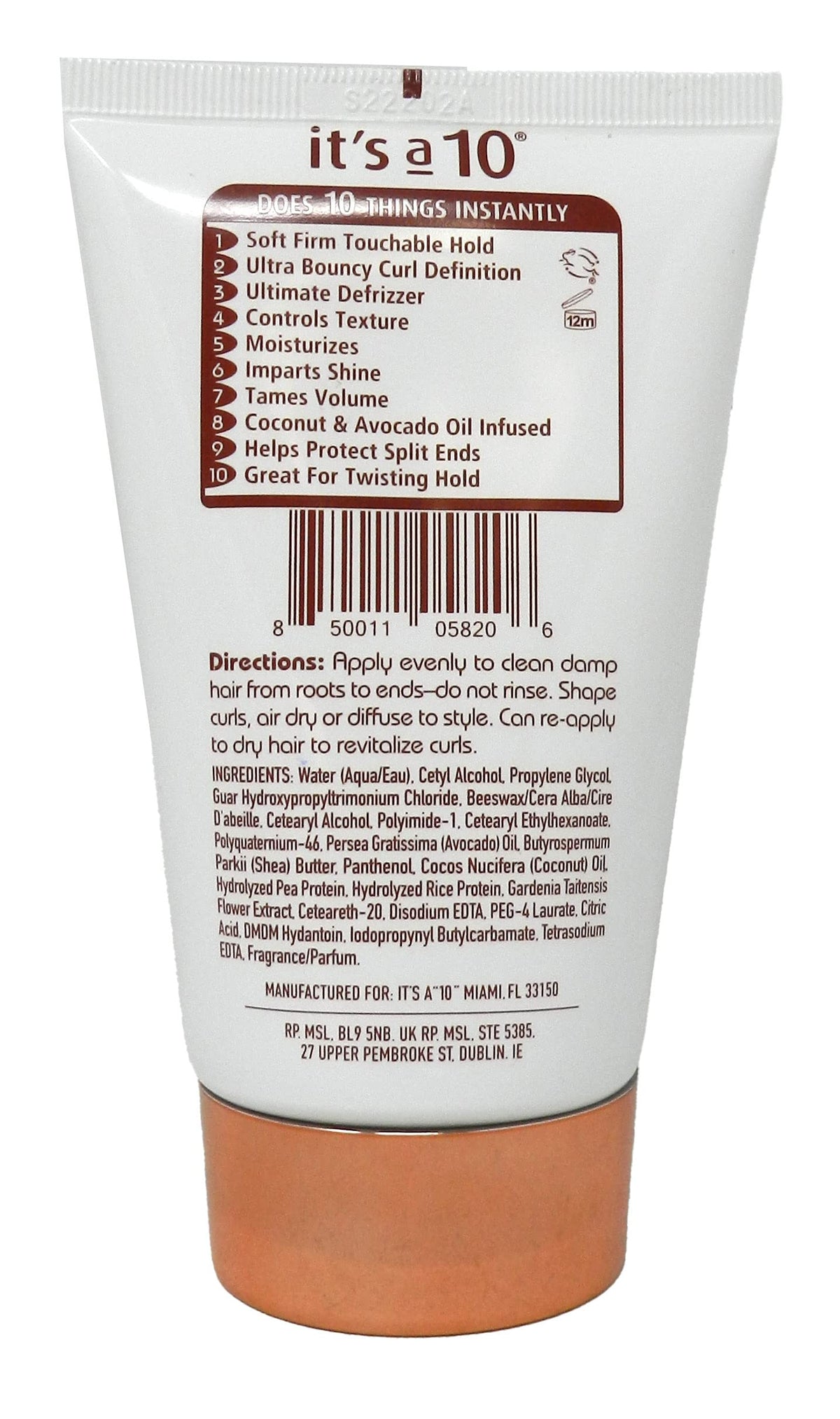 It's a 10 cream texture close-up showing lightweight spreadability benefit