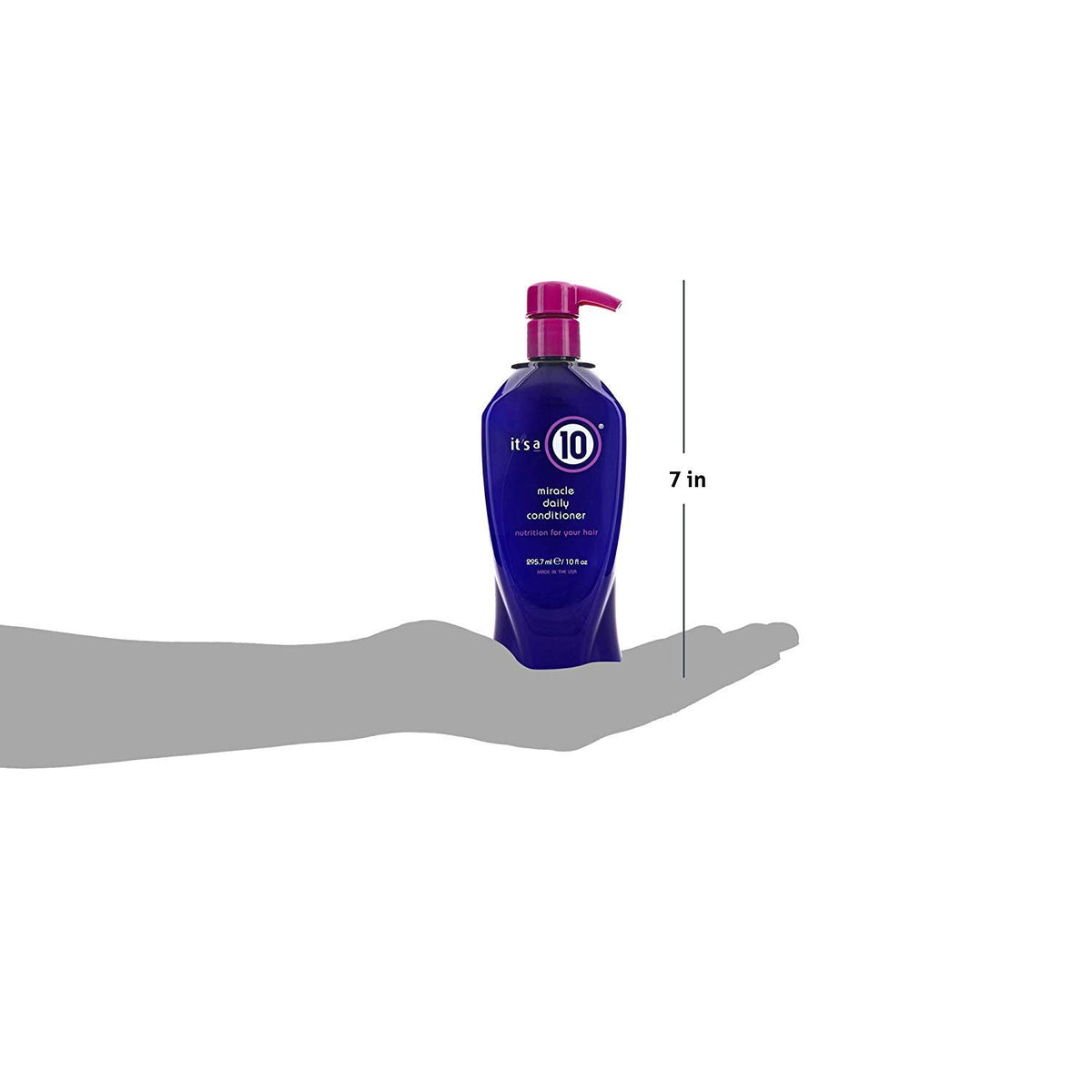 It's a 10 Haircare creamy texture close-up showing smooth hydration