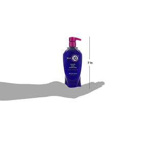 It's a 10 Haircare creamy texture close-up showing smooth hydration