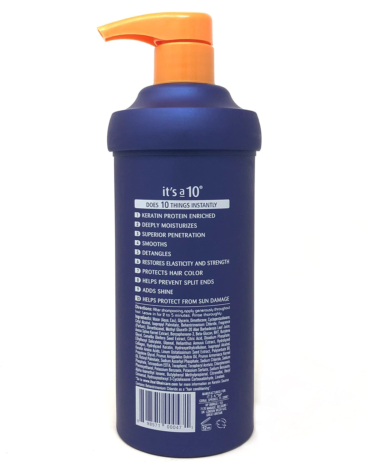 It's a 10 creamy texture close-up demonstrating rich formula for deep nourishment