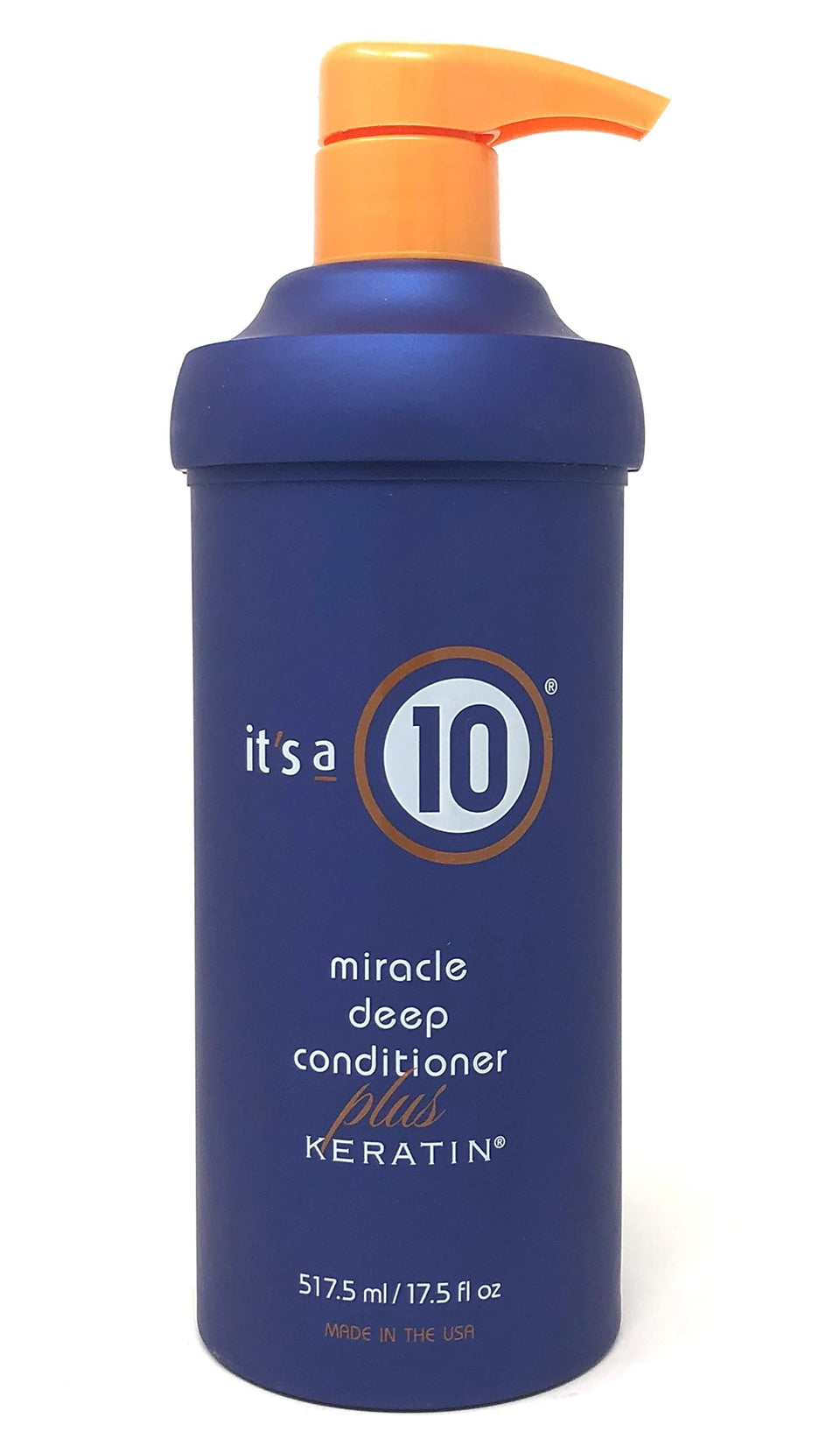 It's a 10 front bottle shot showing label and size, highlighting easy identification and salon-quality care