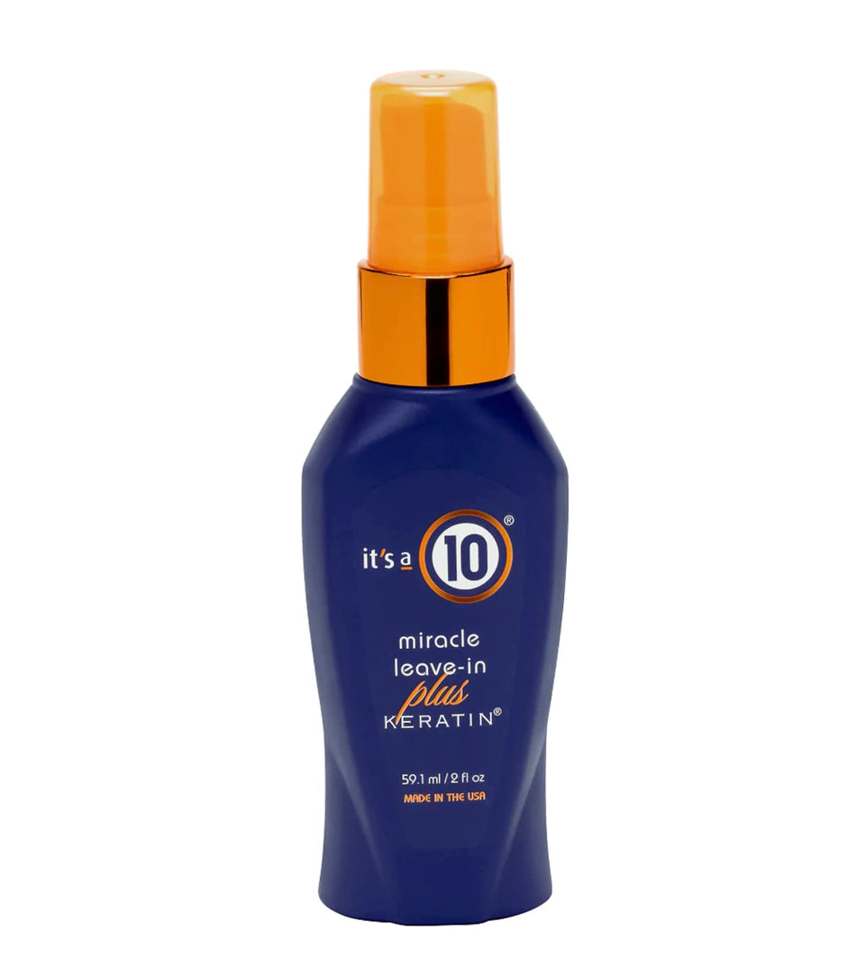 It's a 10 front bottle 2 oz showing compact travel-friendly packaging and benefits