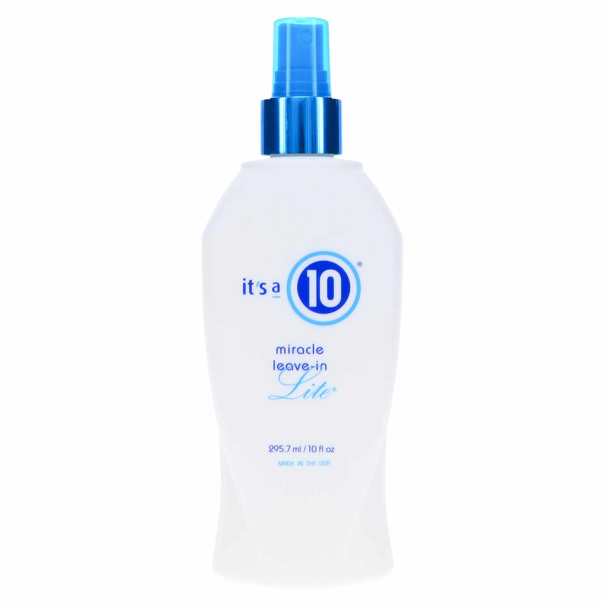 It's A 10 front bottle showcasing lightweight formula and easy application