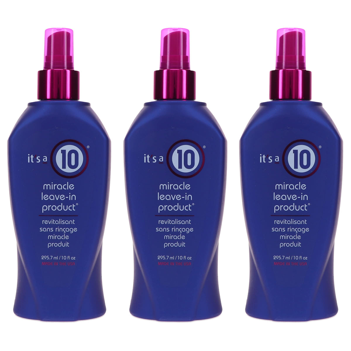 It's a 10 front packaging pack of three showing value and convenience