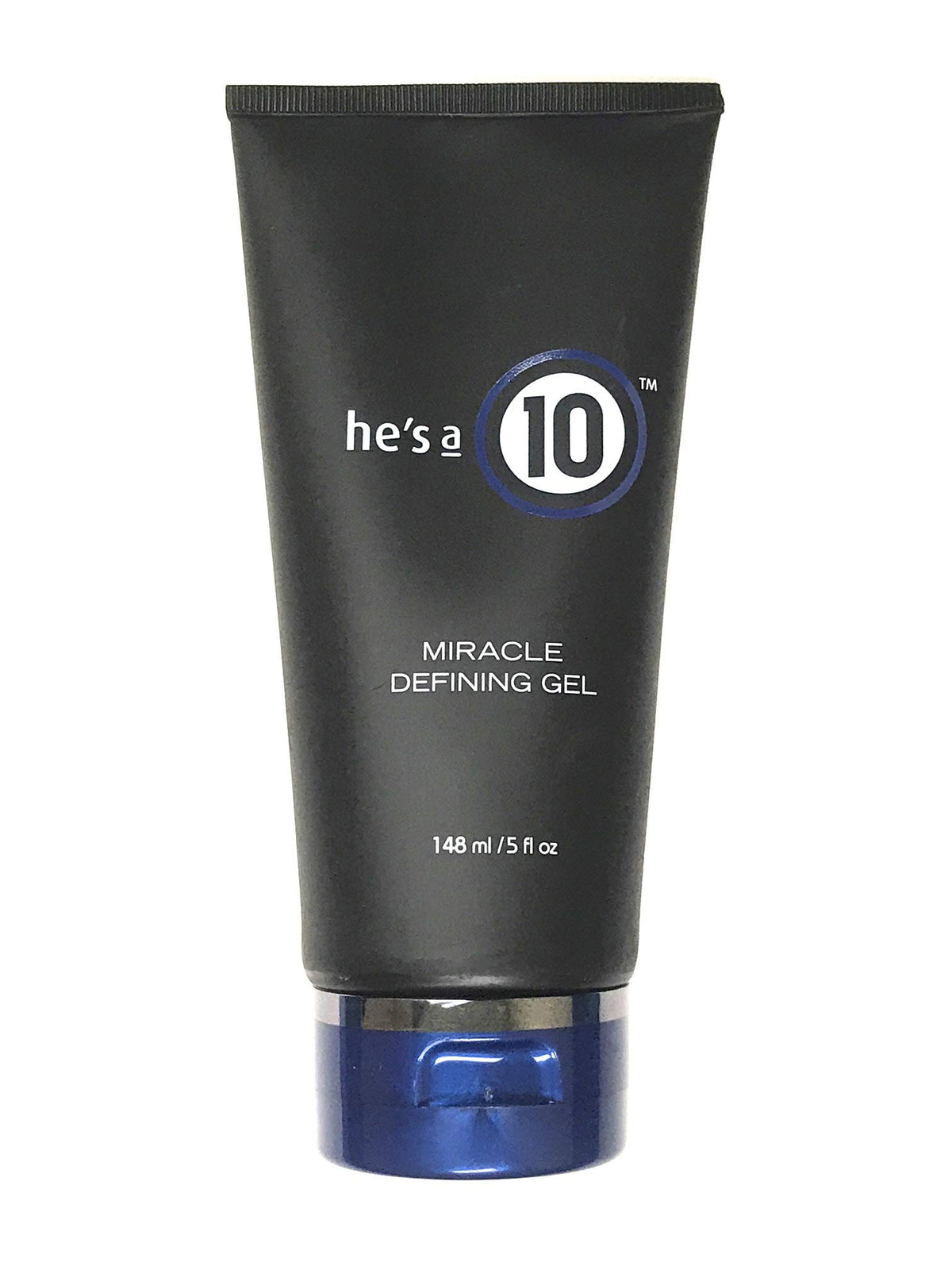 It's A 10 He Is A 10 Miracle Defining Gel Men front packaging showing label and 5 oz container for easy identification and shelf appeal
