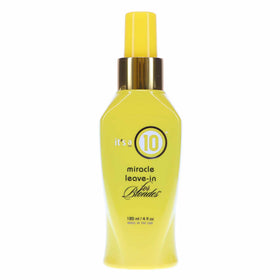 It's A 10 front packaging showing 4 oz bottle and label, enhancing travel convenience