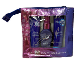 It's a 10 leave-in texture closeup showing lightweight formula for hydrated, heat-protected hair