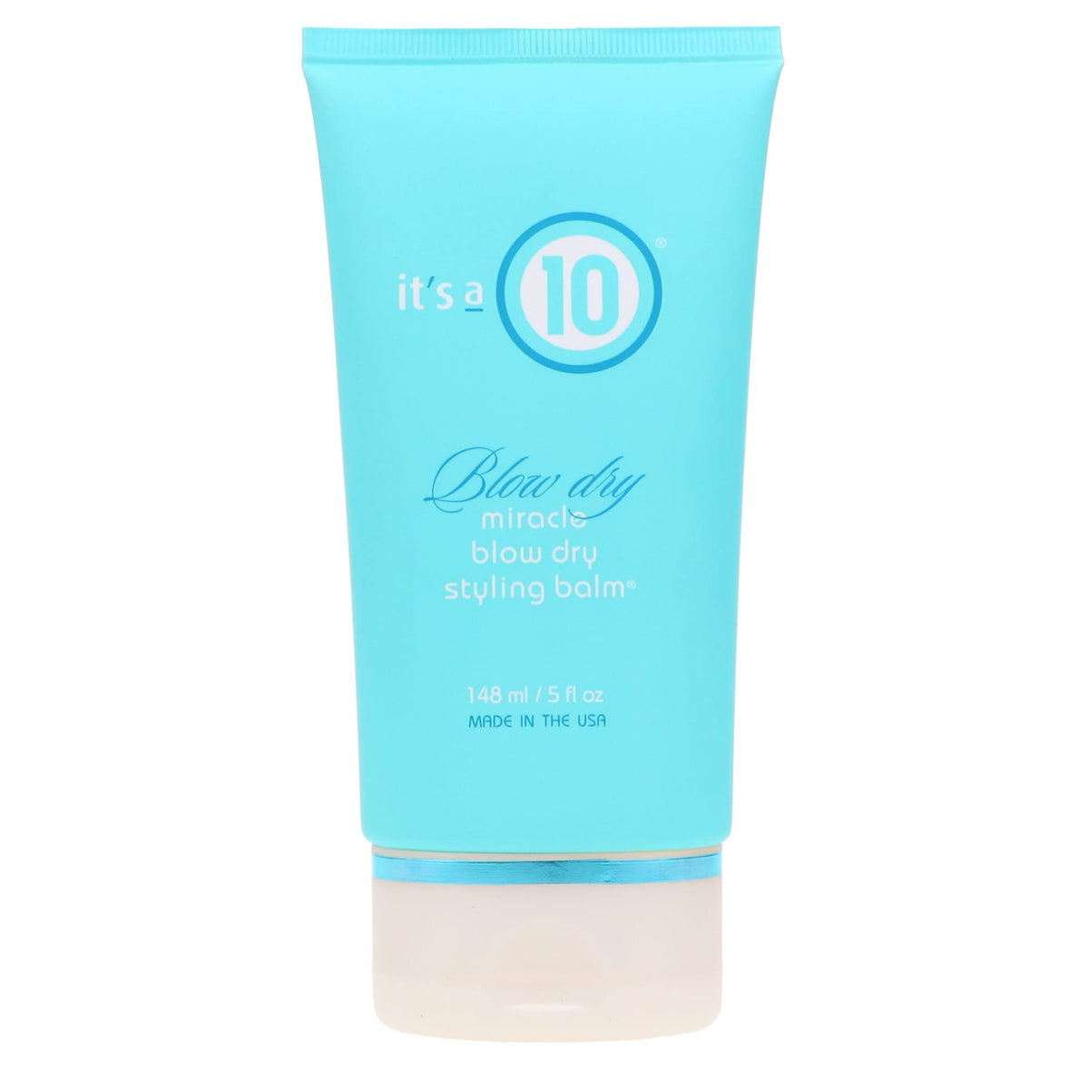 It's a 10 Haircare front packaging showing lightweight smoothing benefit