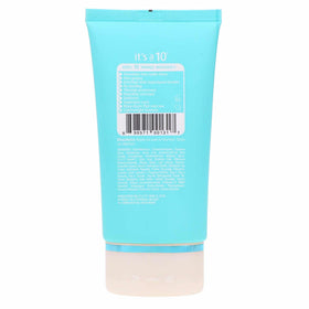 It's a 10 Haircare texture close-up in hand showing non-greasy heat protection