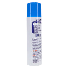 It's A 10 in-use blowdrying shot delivering instant lift and salon-style body