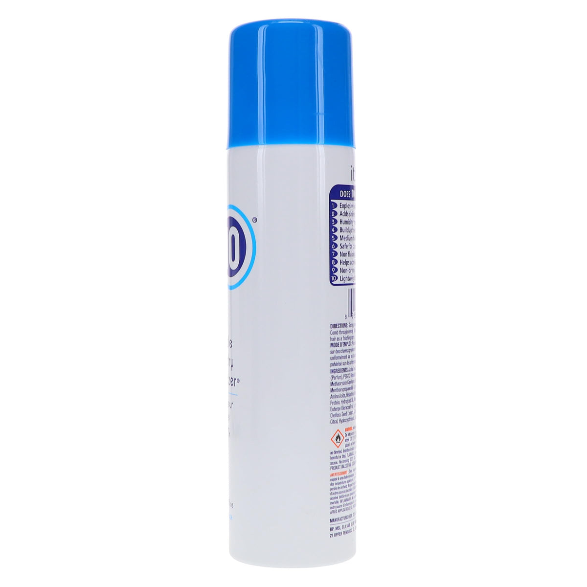 It's A 10 spray texture close-up showing fine mist for lightweight volume