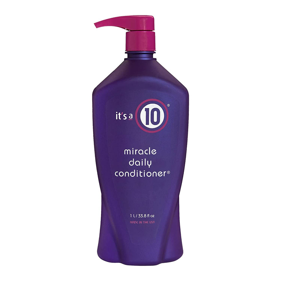 It's A 10 Miracle Daily Conditioner 33.8 oz front bottle showing label and size benefit