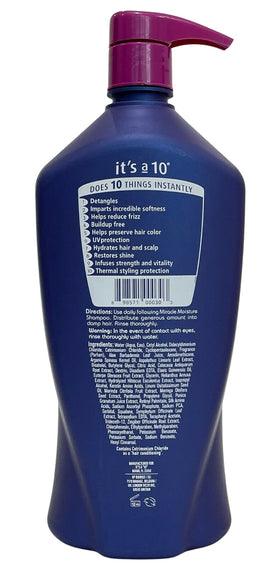 It's A 10 Miracle Daily Conditioner pump dispensing creamy texture for smooth hair benefit