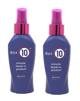 It's a 10 Haircare front bottle view showing label, easy to identify and store