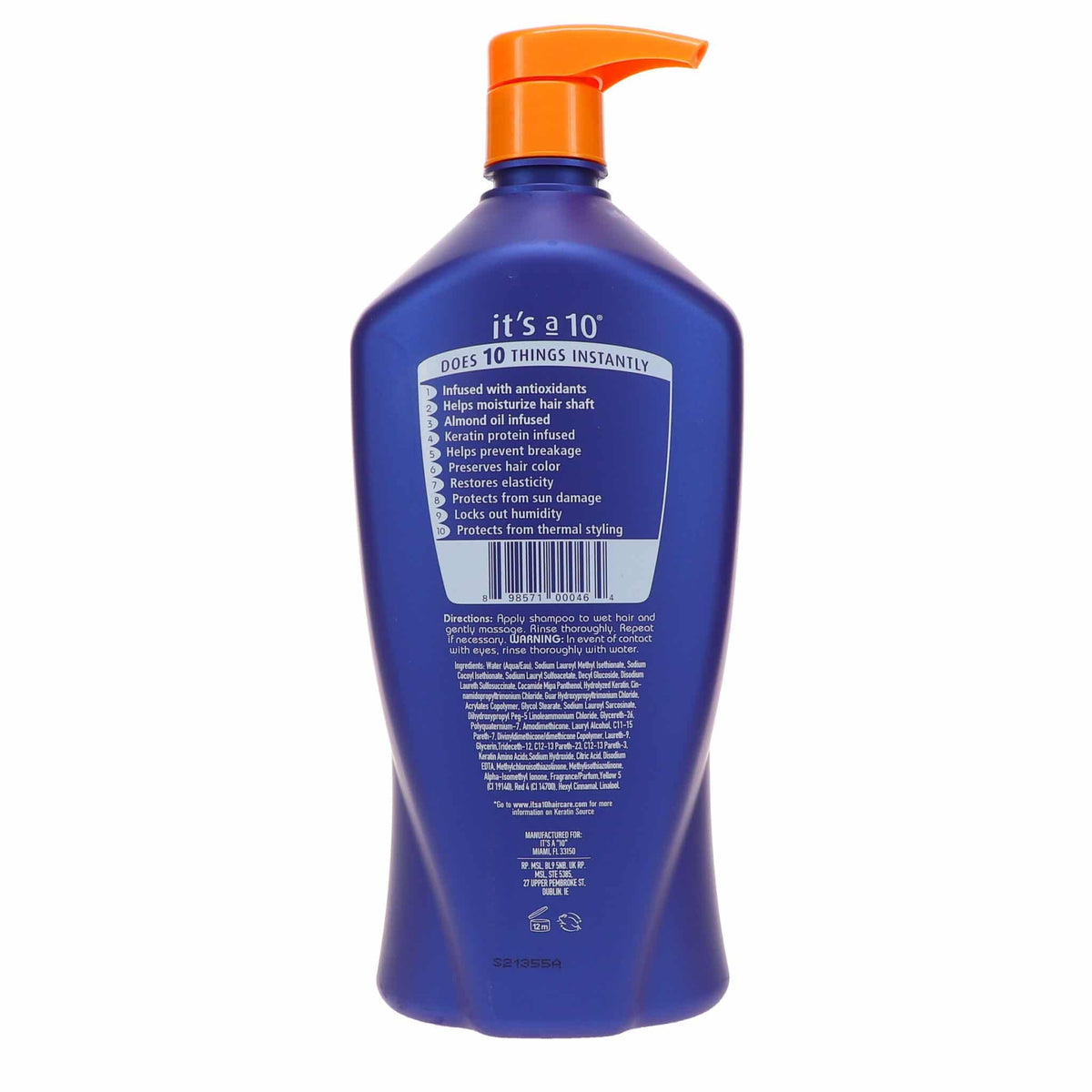 It's A 10 pump close-up highlighting dispenser and easy, controlled application benefit