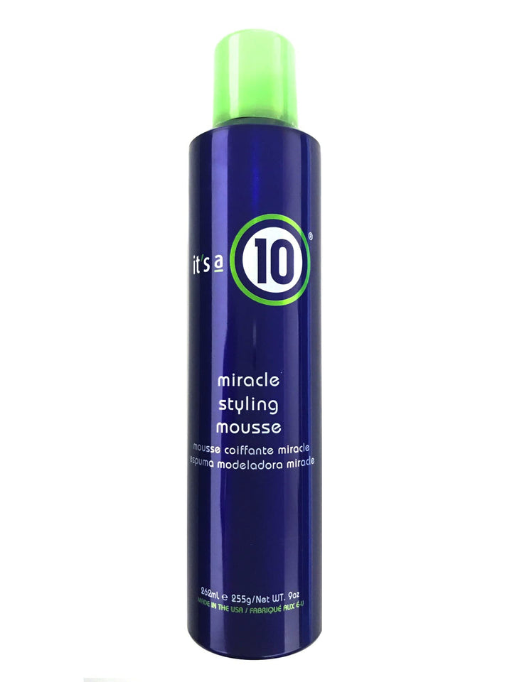 It's A 10 front packaging shows product and clear benefit of firm hold