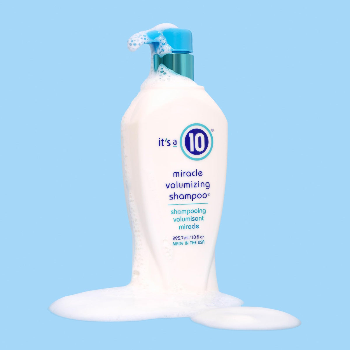 It's A 10 close-up lather texture demonstrating gentle cleanse and lift