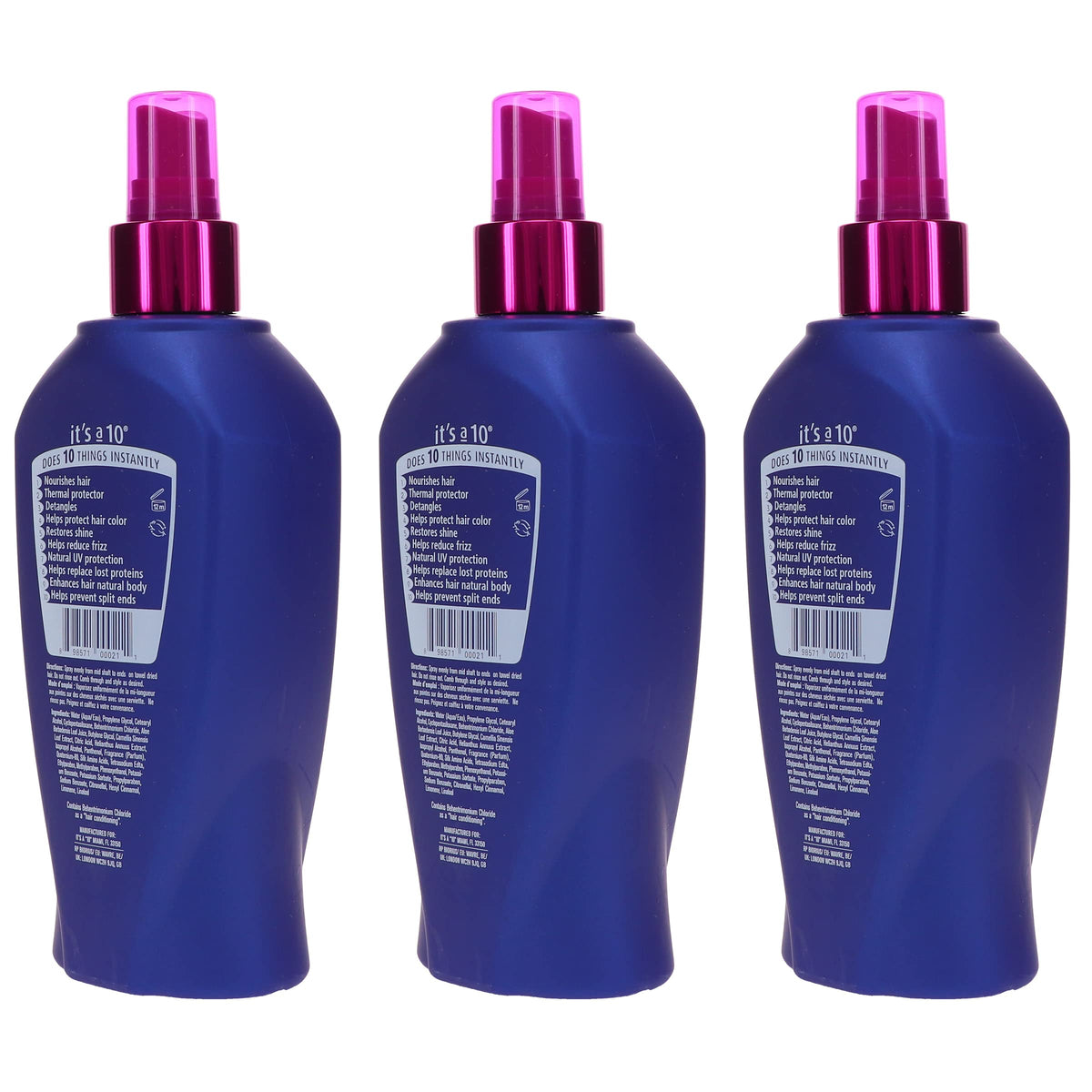 It's a 10 bottle beside ruler showing 10 fl oz size and travel practicality