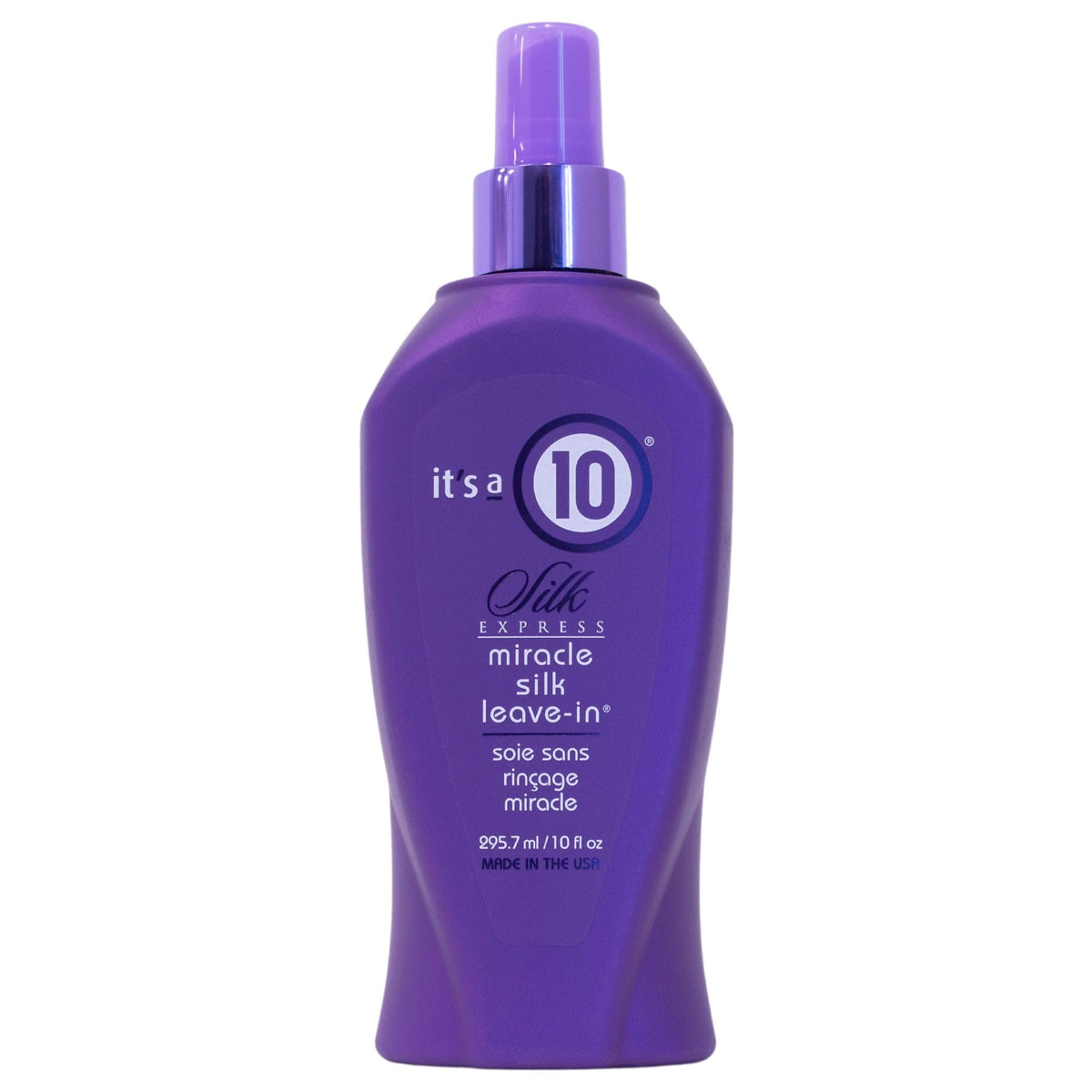 It's A 10 front packaging showing 10 oz bottle and label benefits